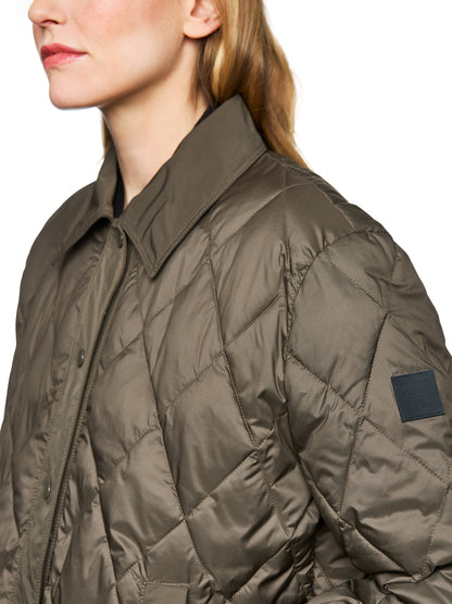 SPORTS QUILTED JACKET W PRESS STUDS