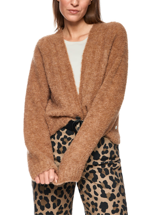 SEAMLESS CARDIGAN MILK COFFEE
