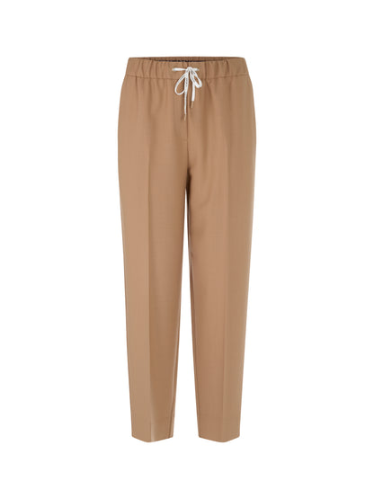 RANCHI PANTS W DRAWSTRING MILK COFFEE