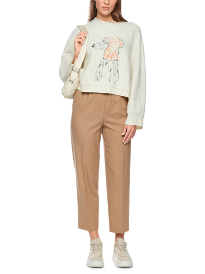 RANCHI PANTS W DRAWSTRING MILK COFFEE