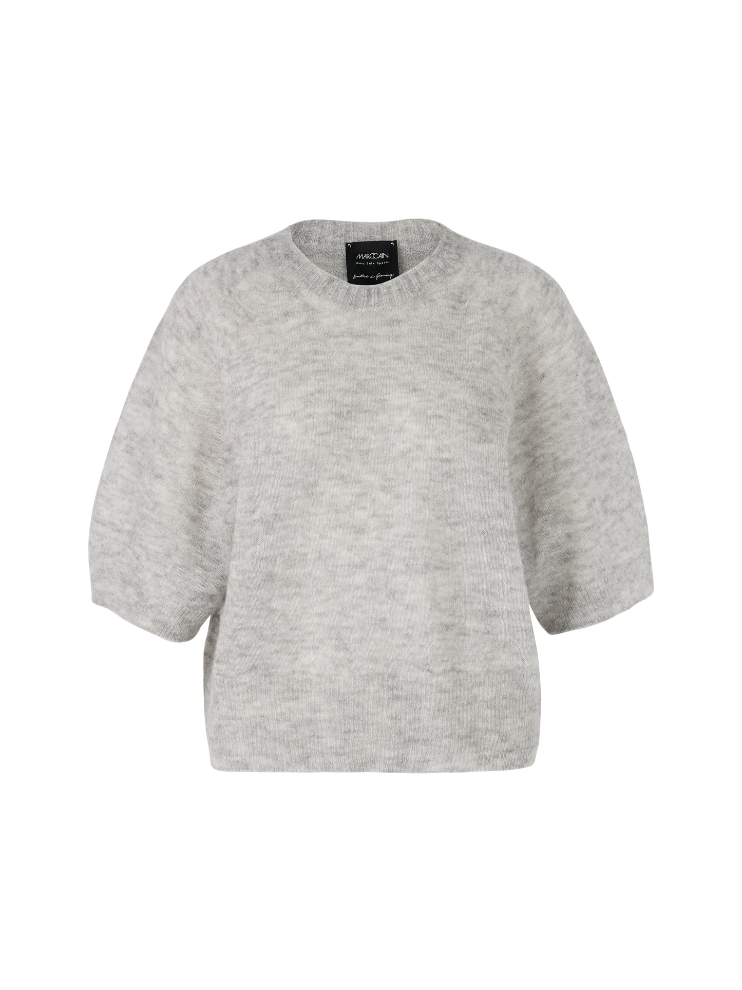 SILVER GREY SHORT SLEEVED KNIT
