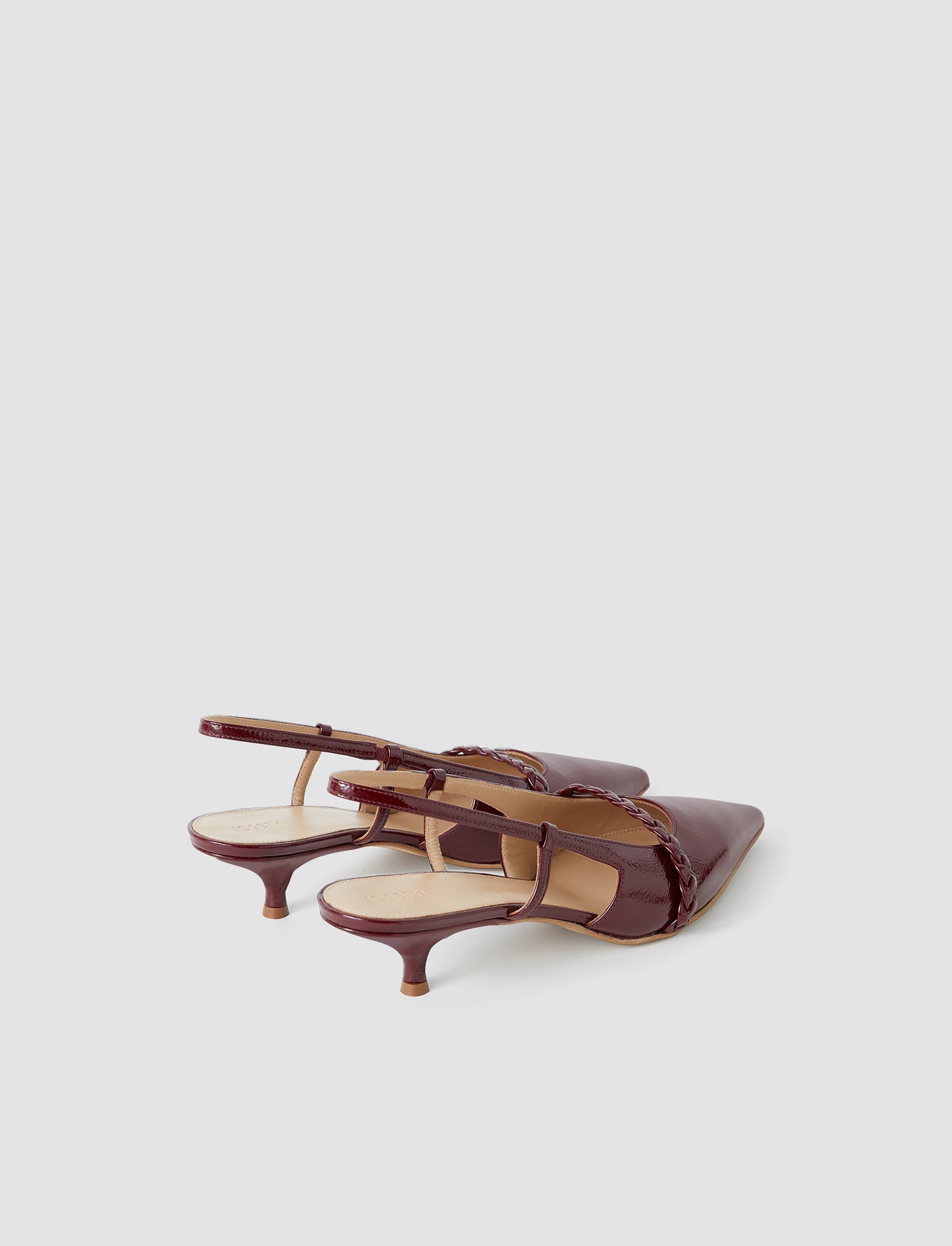 ANISA POINTY NAPPALAK SLINGBACK KITTEN HEELS
