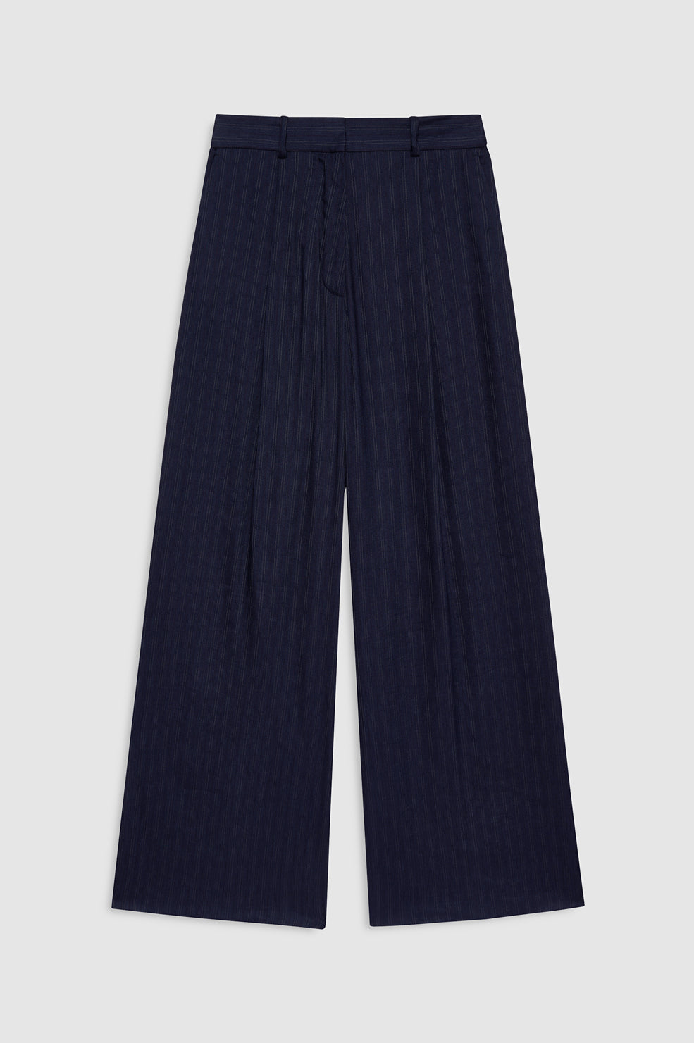PAOLA TROUSER NAVY PINSTRIPE PANT