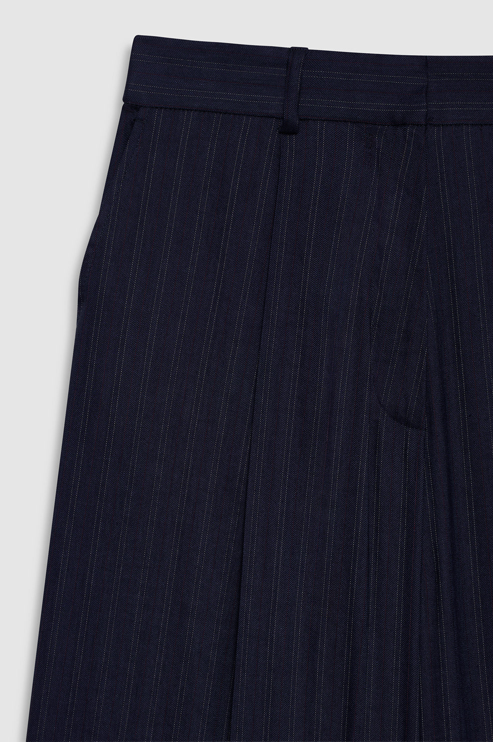 PAOLA TROUSER NAVY PINSTRIPE PANT