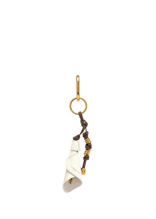 Keychain with decorative elements on a white background