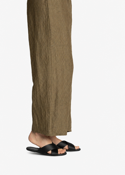 Pavana Silk Satin Slides | Black by Pedro Garcia - view 1