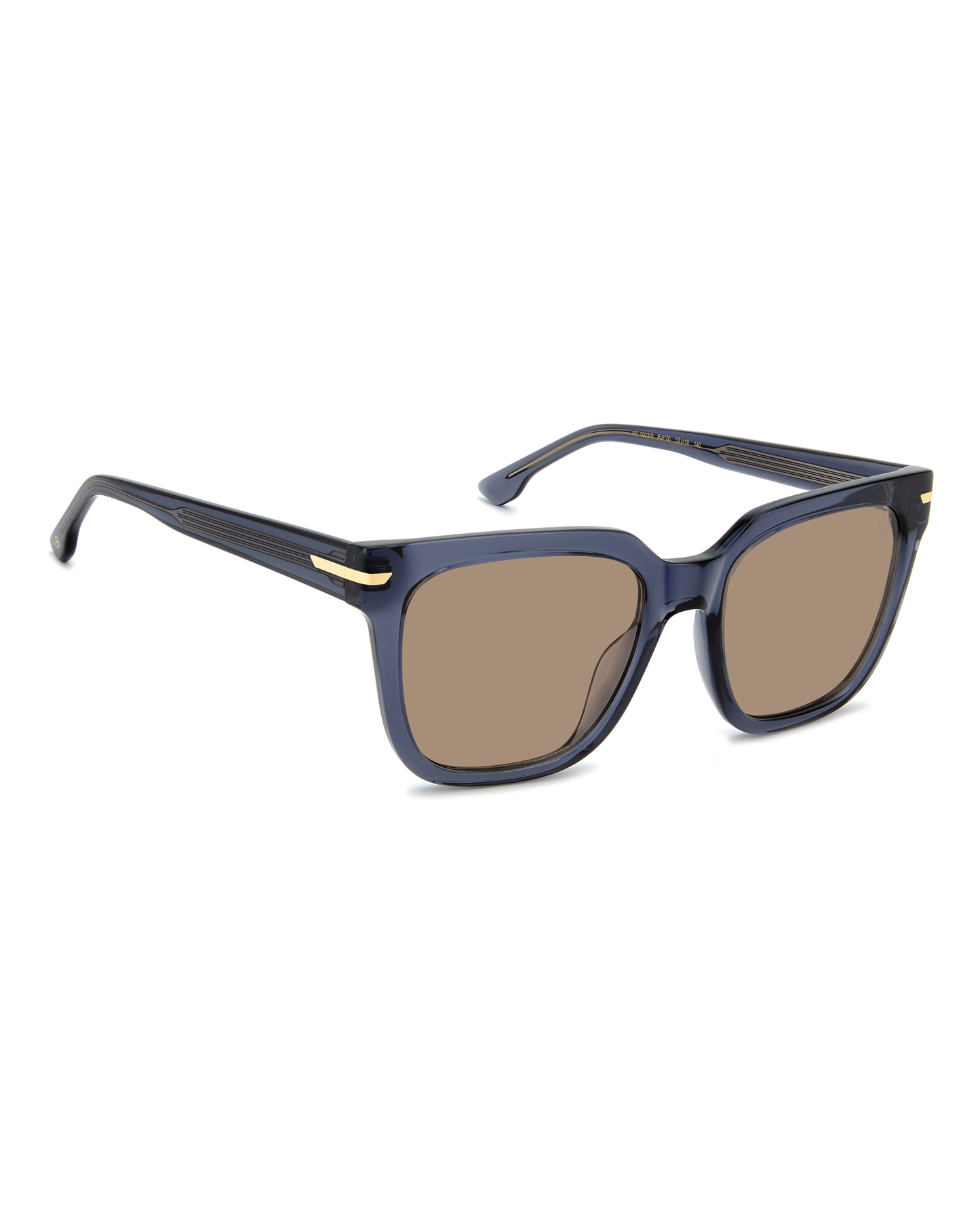 RECTANGLE TRANSPARENT BLUE SUNGLASSES