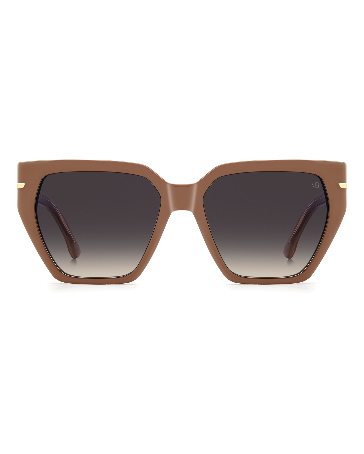 V-CUT LOGO VB NUDE ANGLED  SUNGLASSES