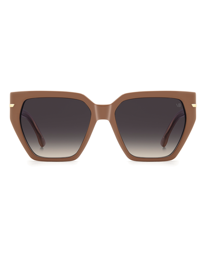 V-CUT LOGO VB NUDE ANGLED  SUNGLASSES