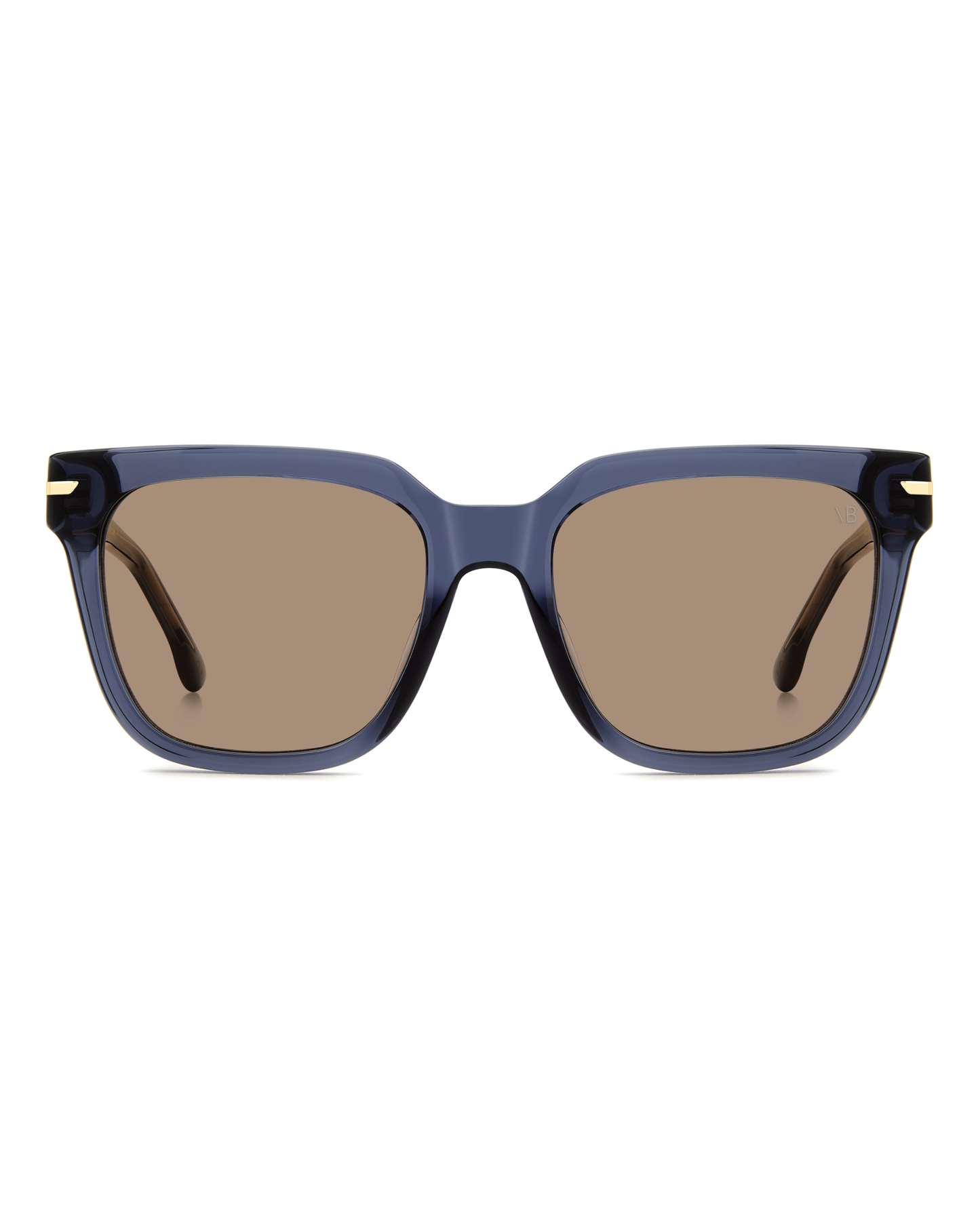 RECTANGLE TRANSPARENT BLUE SUNGLASSES