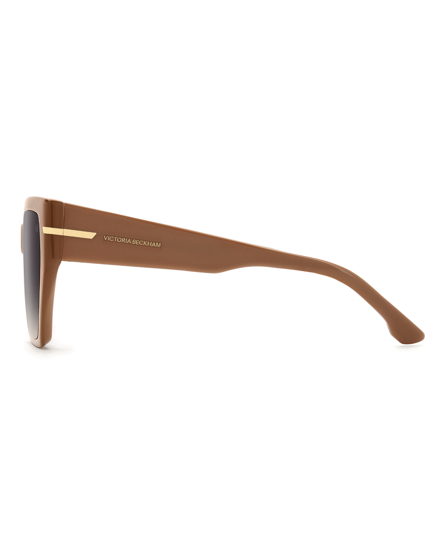 V-CUT LOGO VB NUDE ANGLED  SUNGLASSES