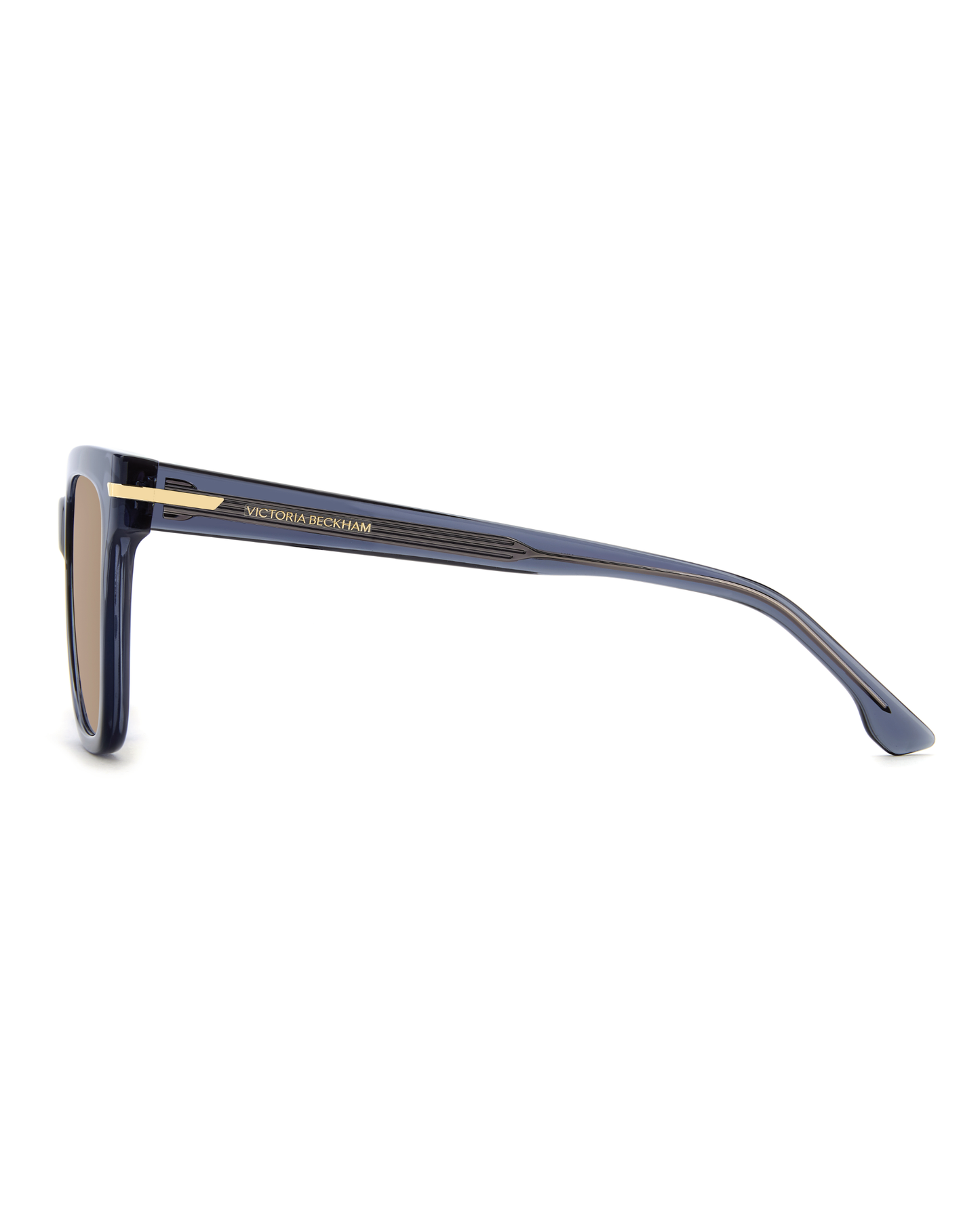 RECTANGLE TRANSPARENT BLUE SUNGLASSES