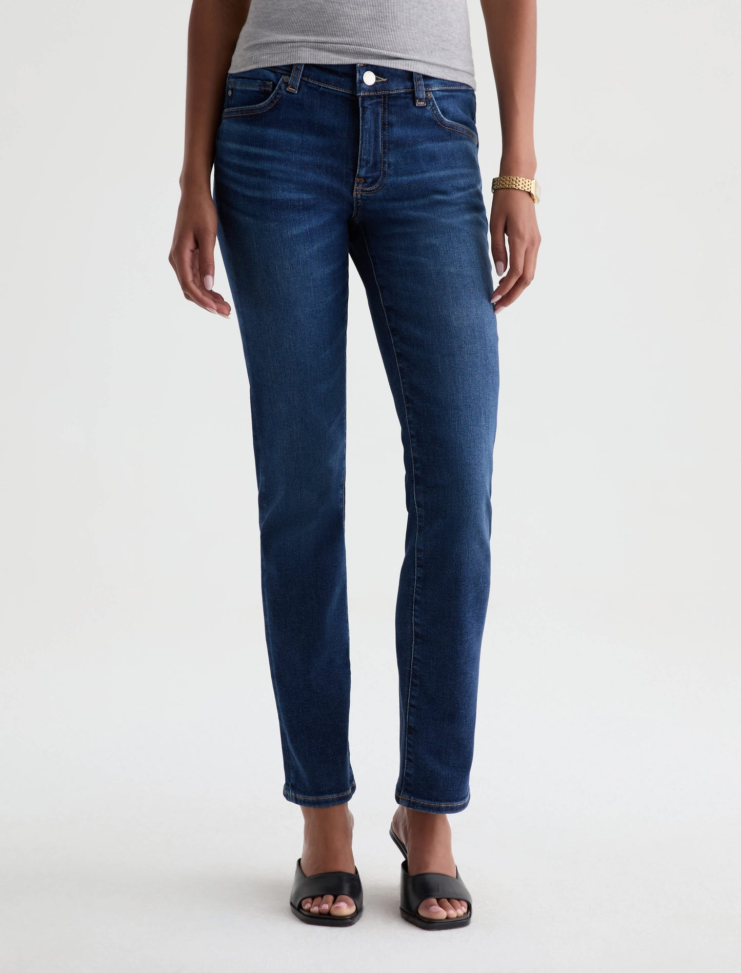Sandra Low Rise Jeans In Outspoken by AG Jeans - view 2