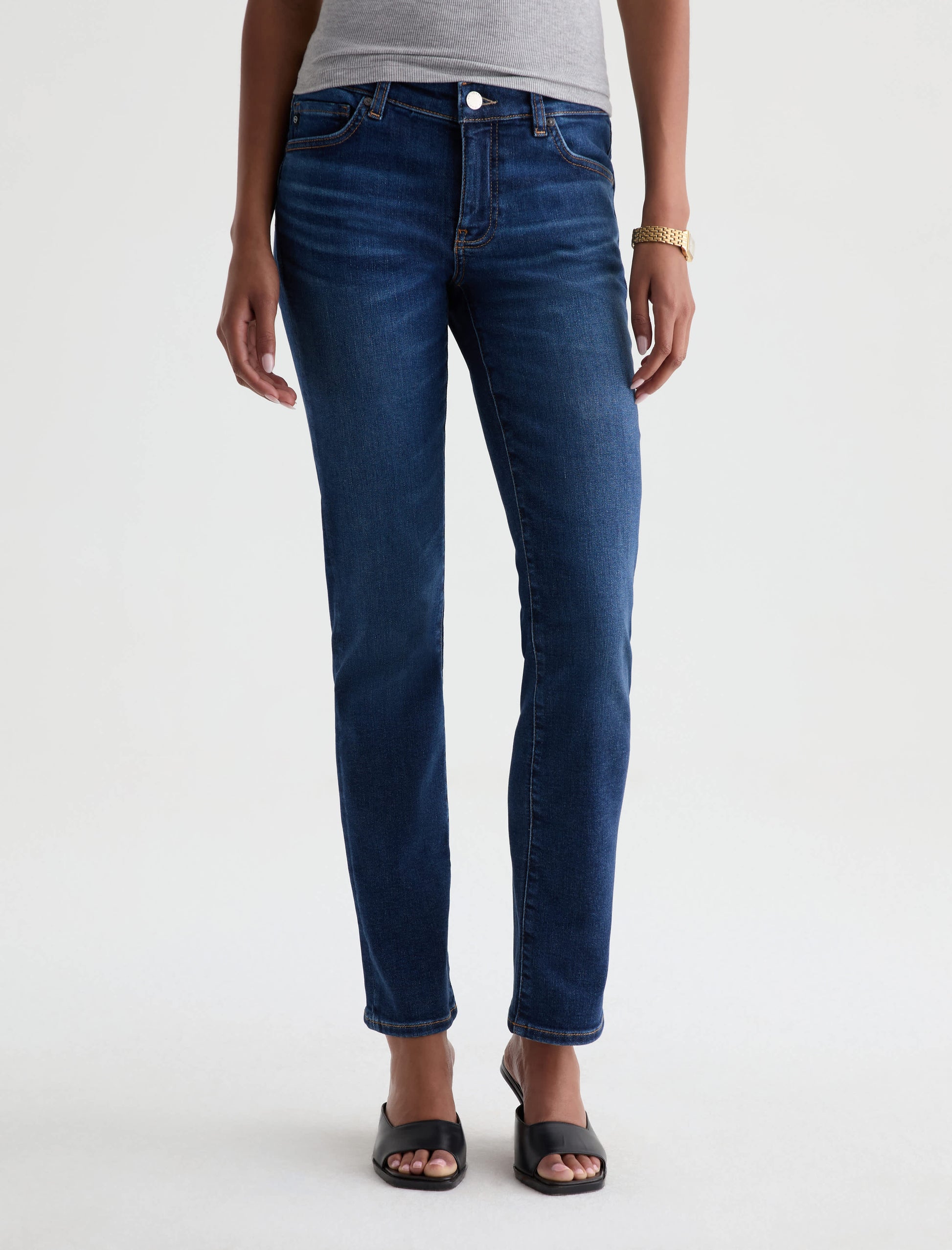 Sandra Low Rise Jeans In Outspoken by AG Jeans - view 2