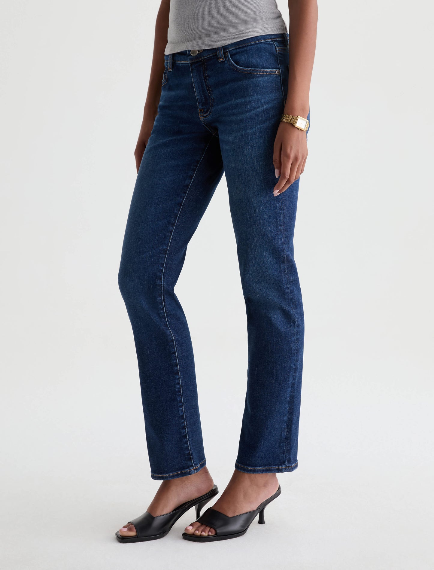 Sandra Low Rise Jeans In Outspoken by AG Jeans - view 5