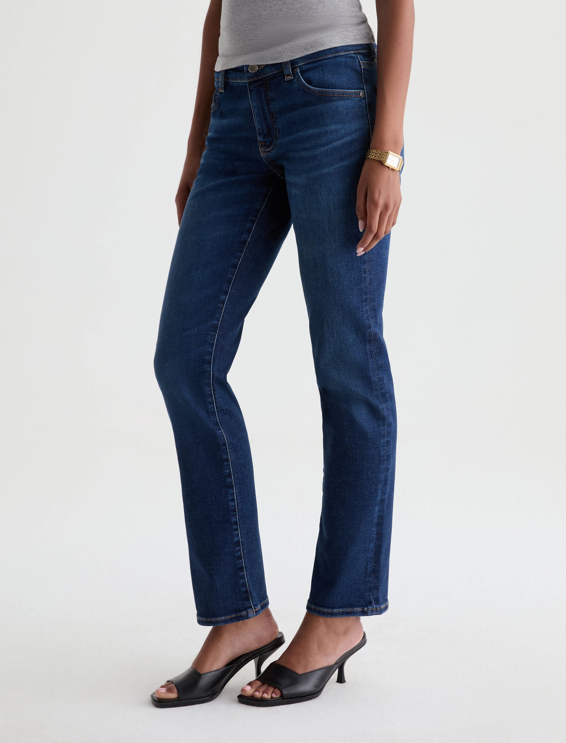 Sandra Low Rise Jeans In Outspoken by AG Jeans - view 5