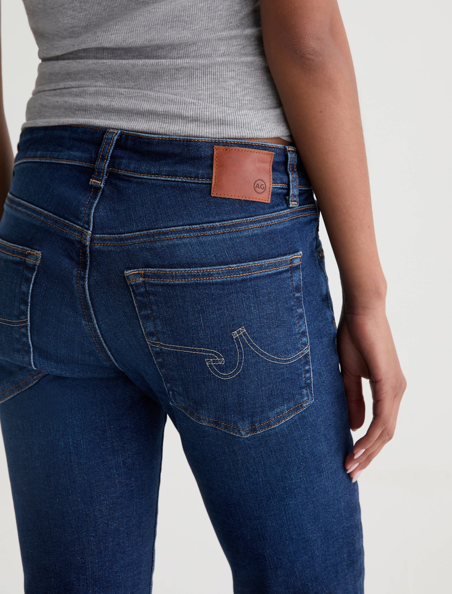Sandra Low Rise Jeans In Outspoken by AG Jeans - view 6