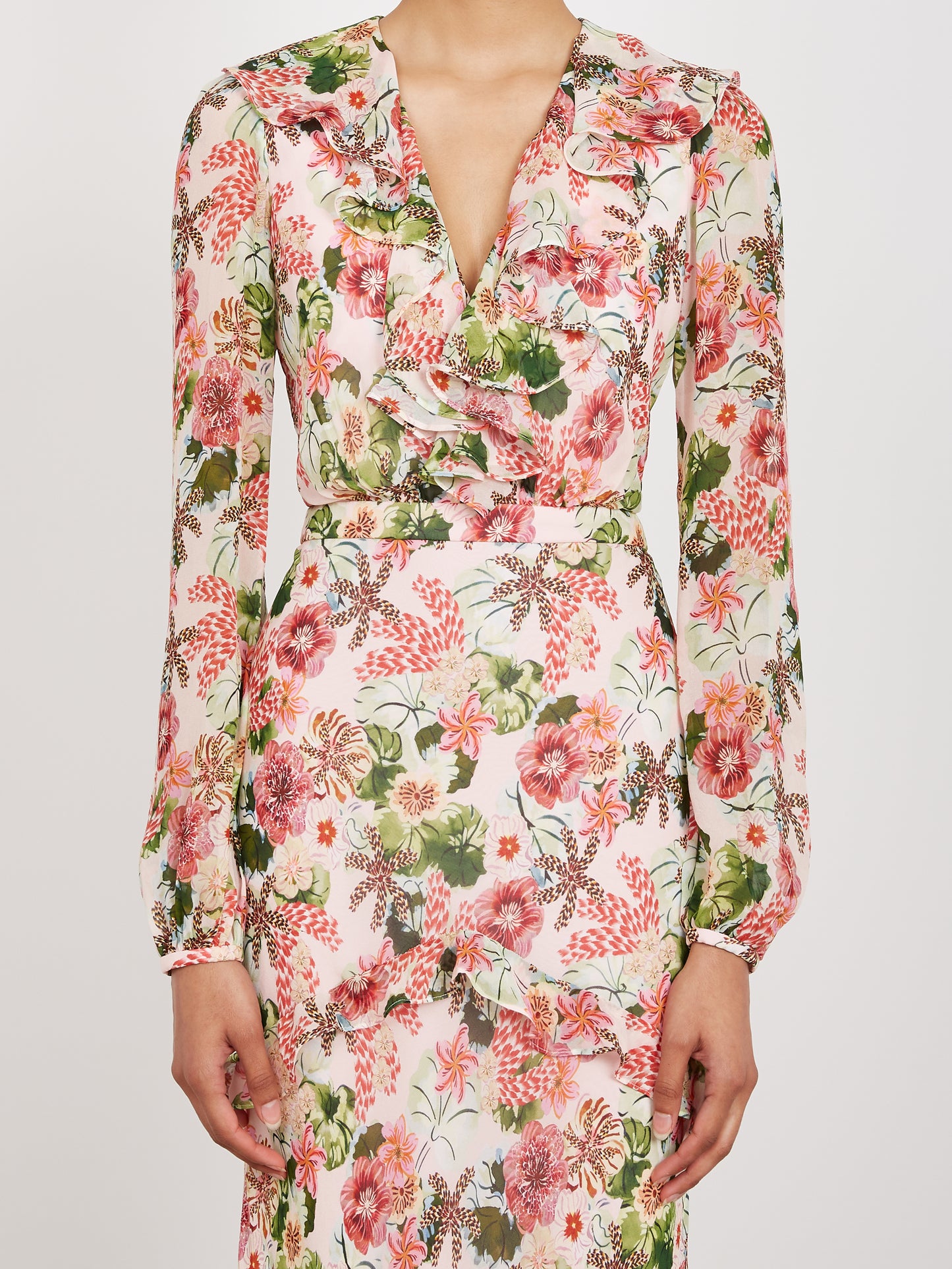 RITA-C DRESS PLUMERIA BLUSH