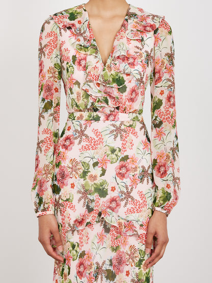RITA-C DRESS PLUMERIA BLUSH