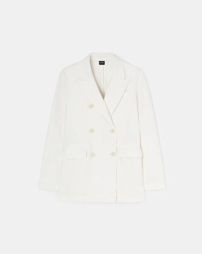 Double Breasted Gabardine Jacket