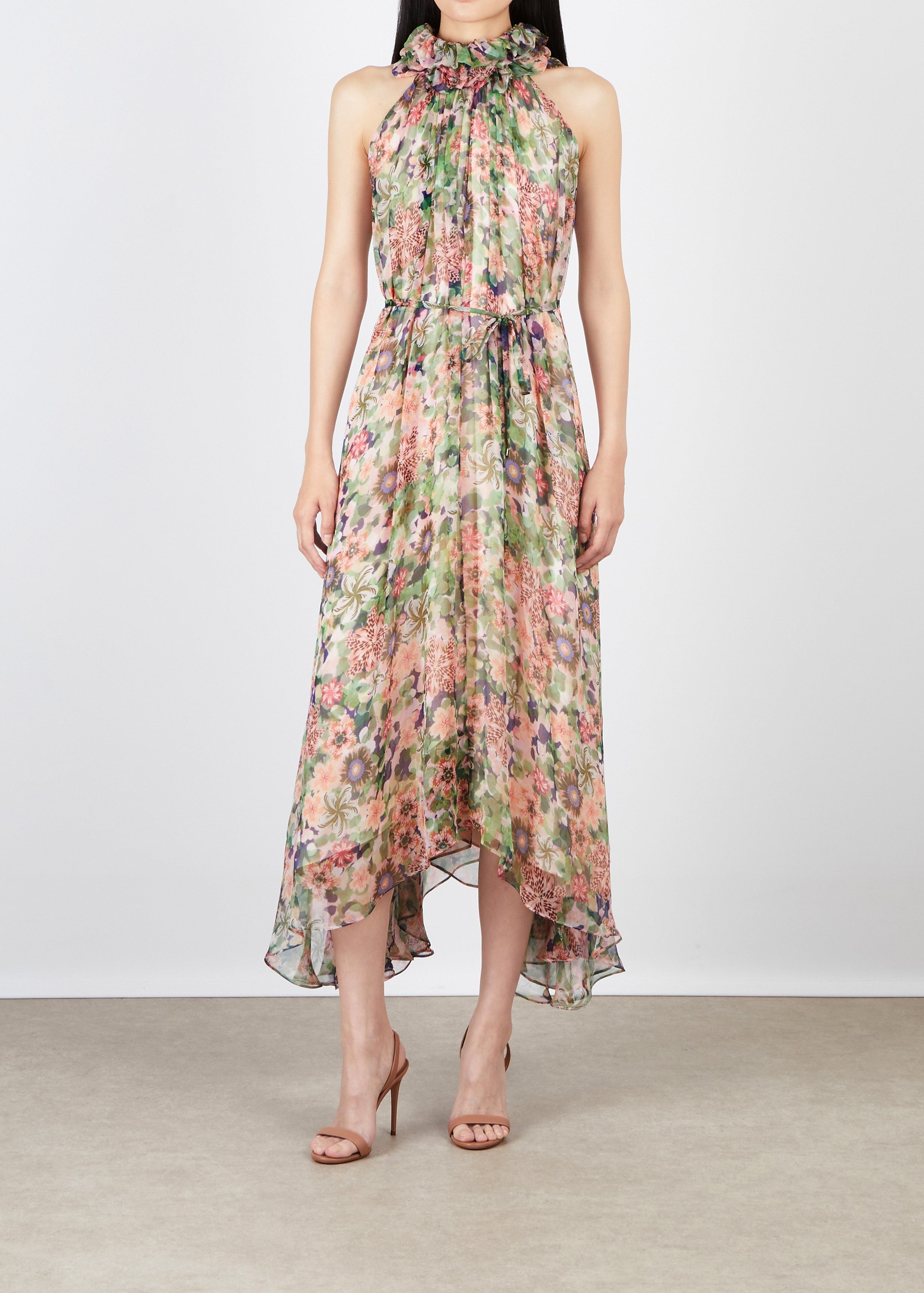 IRIS RUFFLE DRESS ROSETTE MEADOW – Moya Sydney