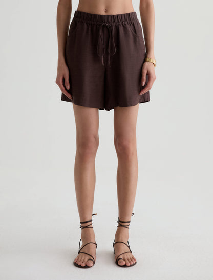 Century Cinched Short In Oak Barrel by AG Jeans - view 3