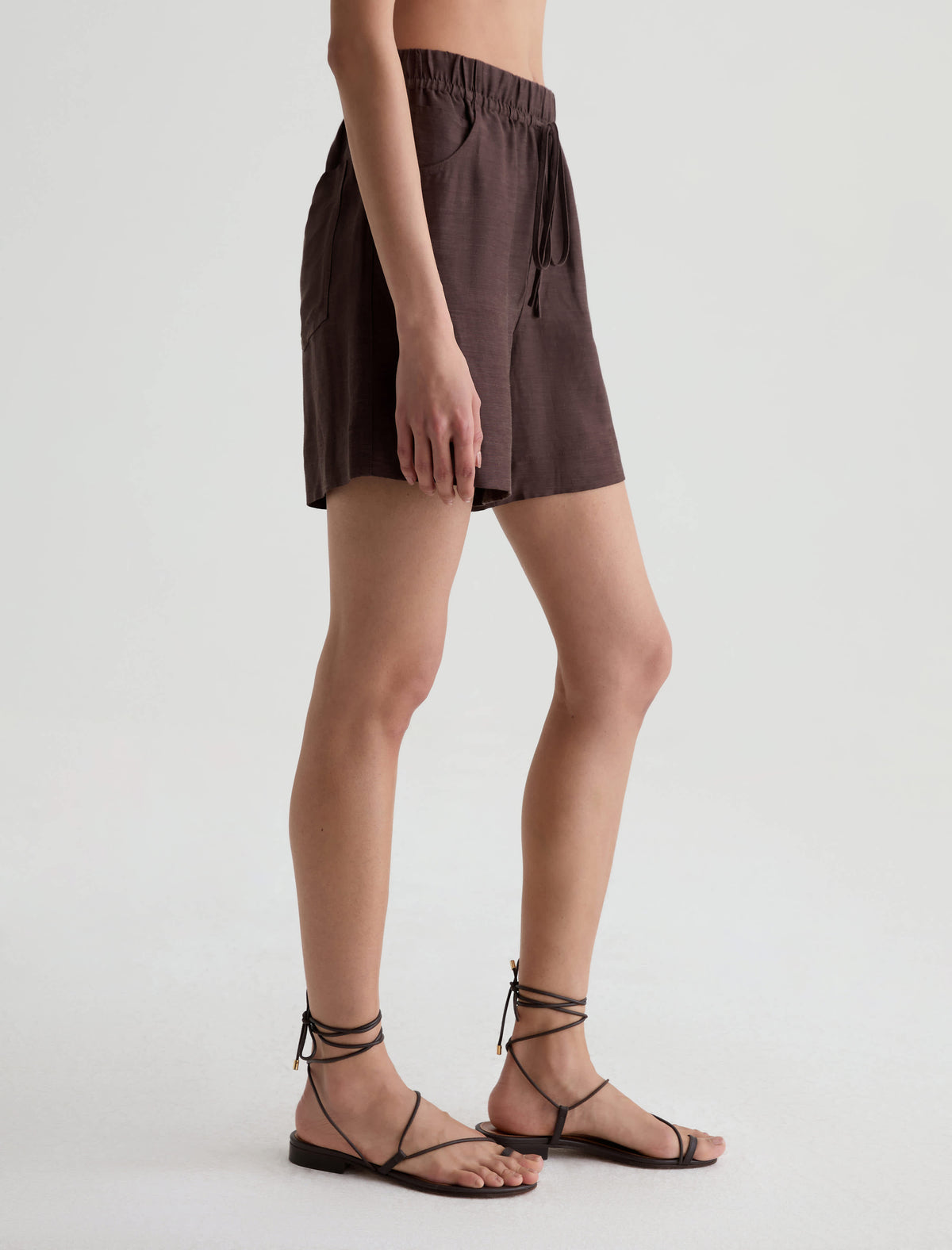 Century Cinched Short In Oak Barrel by AG Jeans - view 5