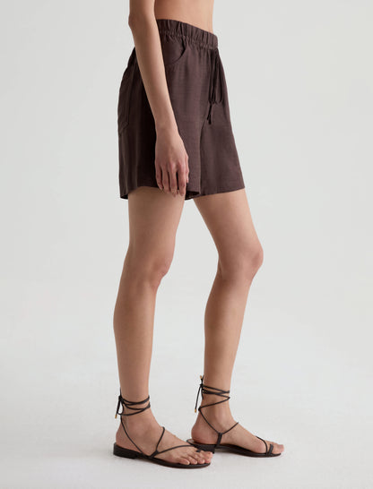 Century Cinched Short In Oak Barrel by AG Jeans - view 5