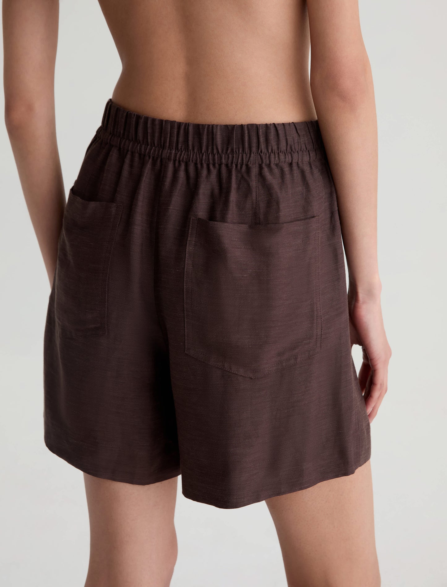 Century Cinched Short In Oak Barrel by AG Jeans - view 7