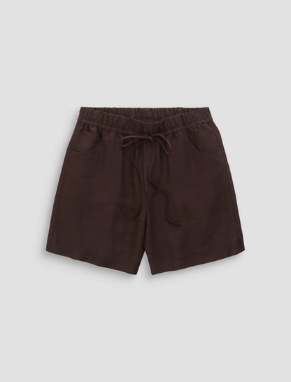 Century Cinched Short In Oak Barrel by AG Jeans - view 9