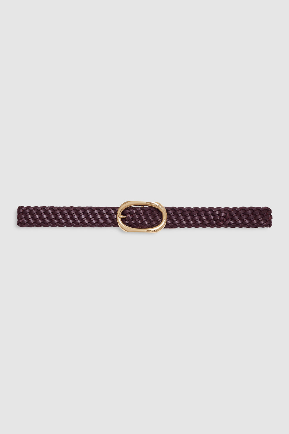 SIGNATURE LINK BELT BRAIDED FIG BELT