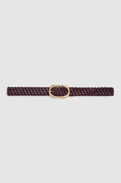 SIGNATURE LINK BELT BRAIDED FIG BELT