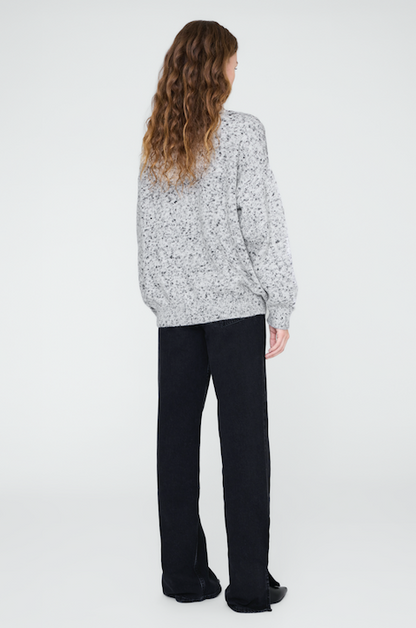 SYDNEY CREW SWEATER BING - MARLED WHITE