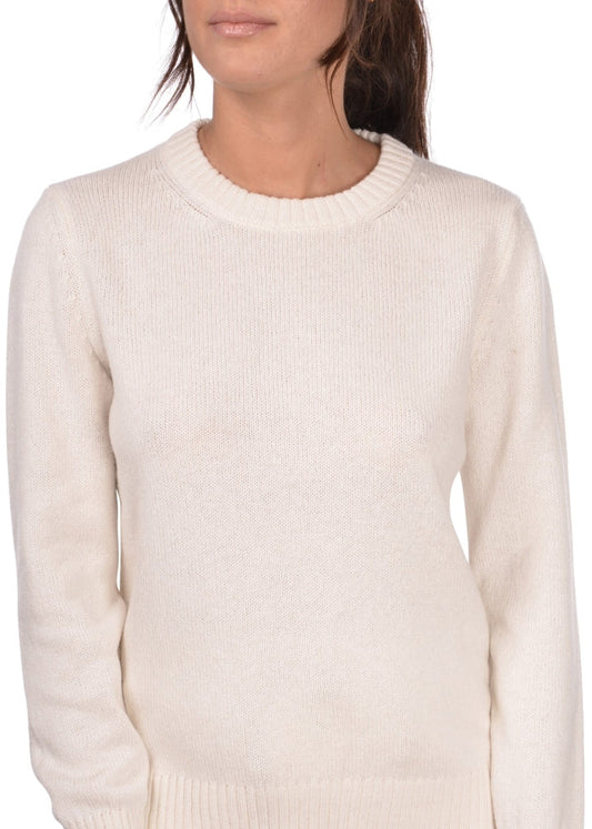 PURE CASHMERE CREW NECK KNIT