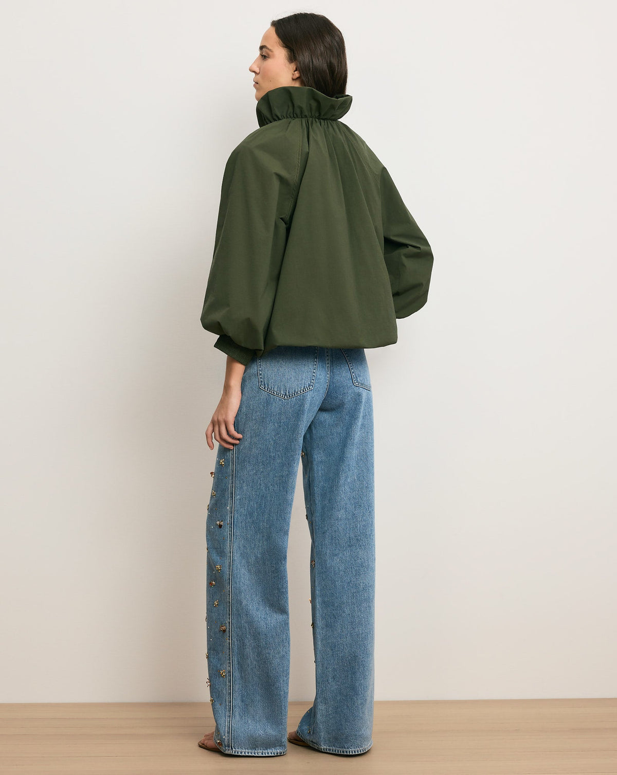 Circe Bubble Jacket in Army
