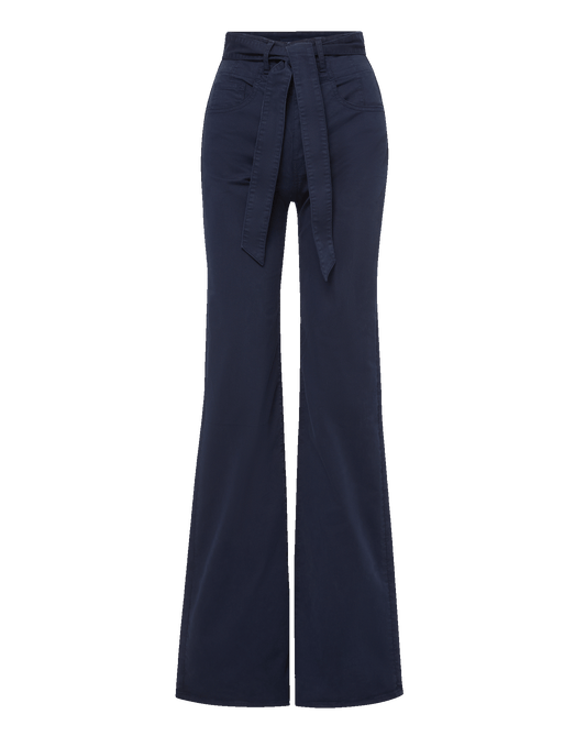 Rosanna Corset Wide Leg Pant in Navy