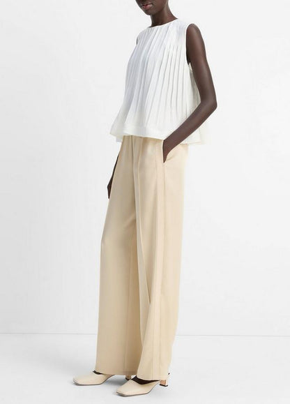 MID RISE SIDE STRAP PULL ON PANTS