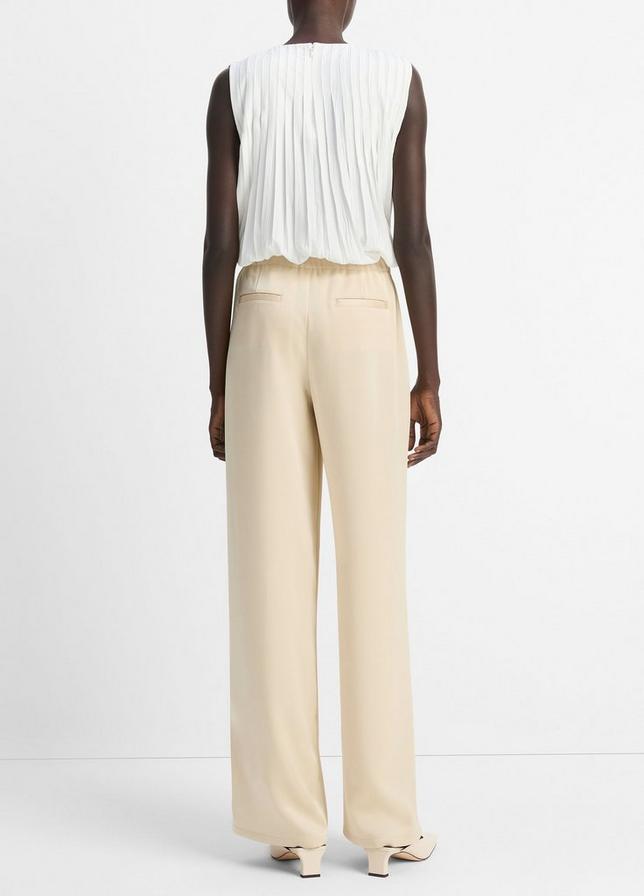 MID RISE SIDE STRAP PULL ON PANTS