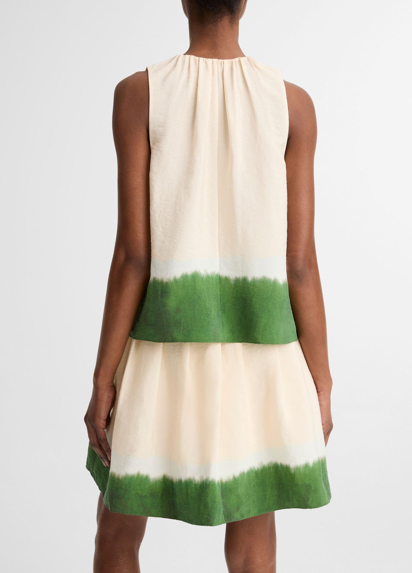 Dip Dye A-Line Sleeveless Top by Vince - view 3