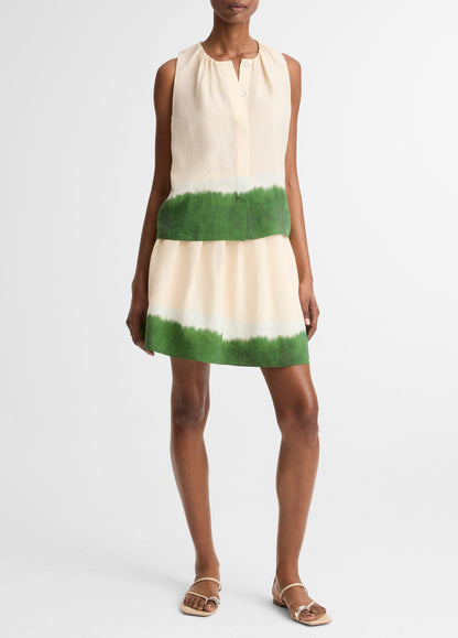 Dip Dye A-Line Sleeveless Top by Vince - view 4