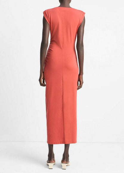 COWL NECK MUSCLE TEE DRESS