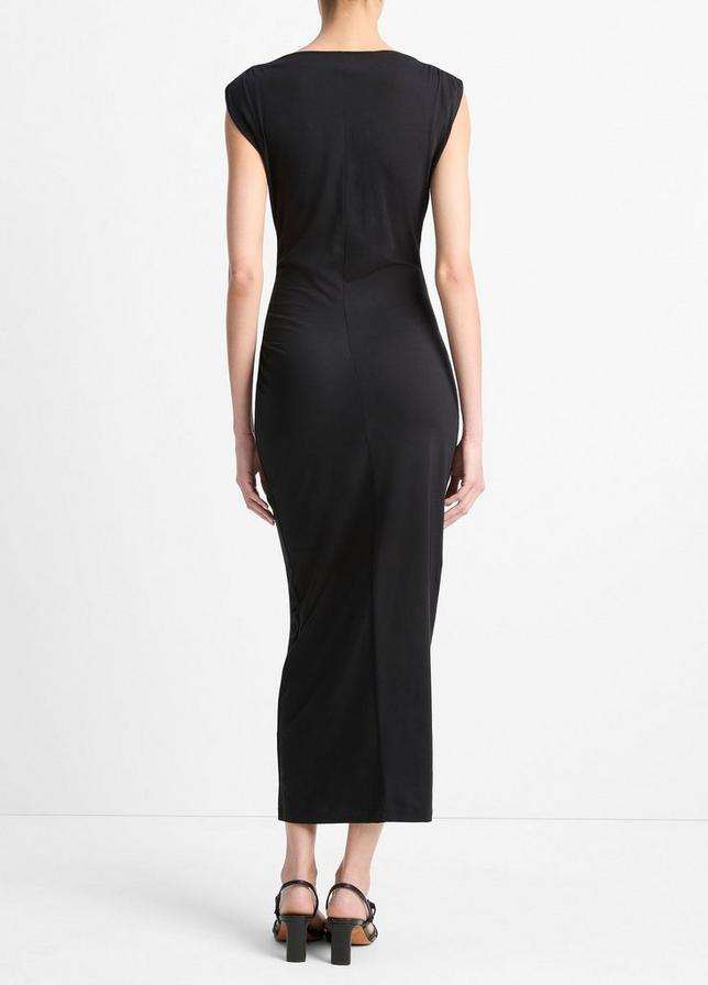 COWL NECK MUSCLE TEE DRESS