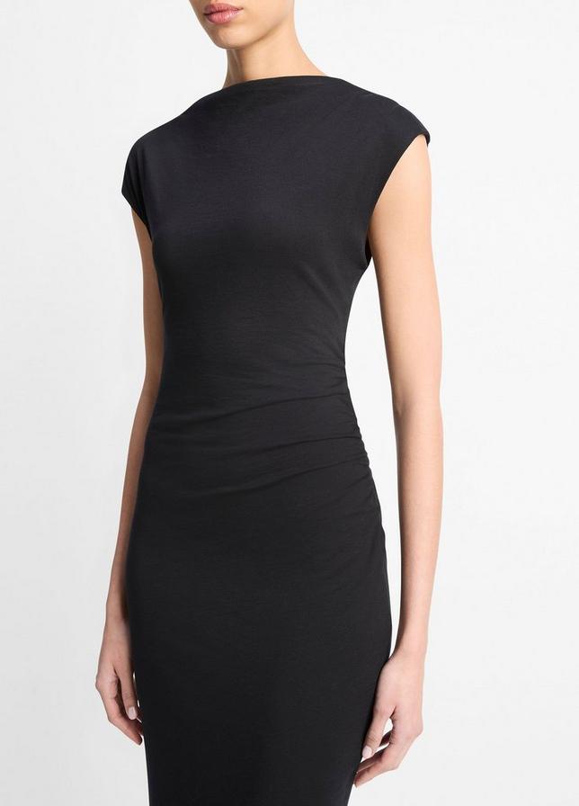 COWL NECK MUSCLE TEE DRESS