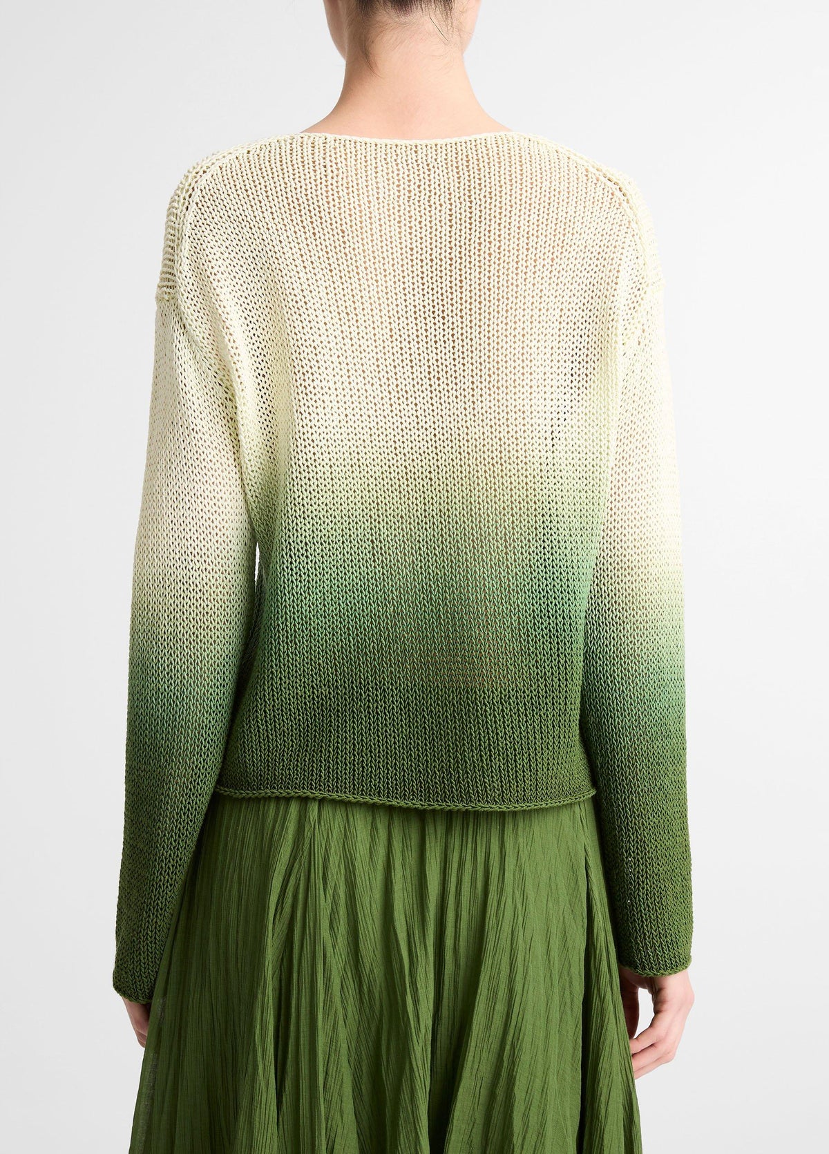 Dip Dye Italian Cotton Pullover by Vince - view 3