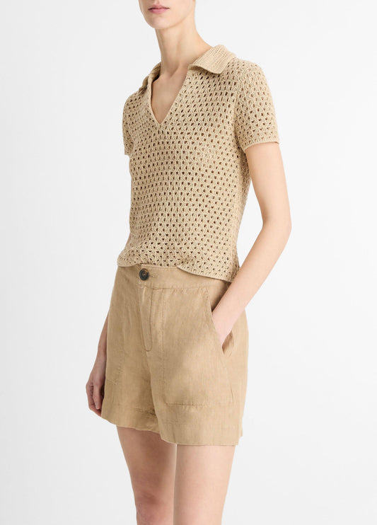 MID RISE HEMP SHORT BRULEE