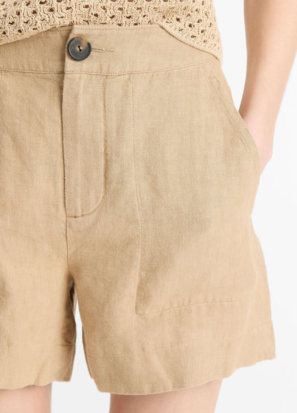 MID RISE HEMP SHORT BRULEE