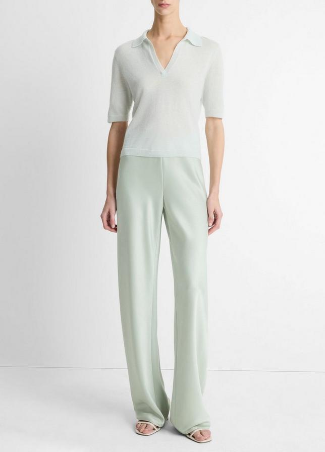 AQUA DEW SILK BLEND S/S POLO