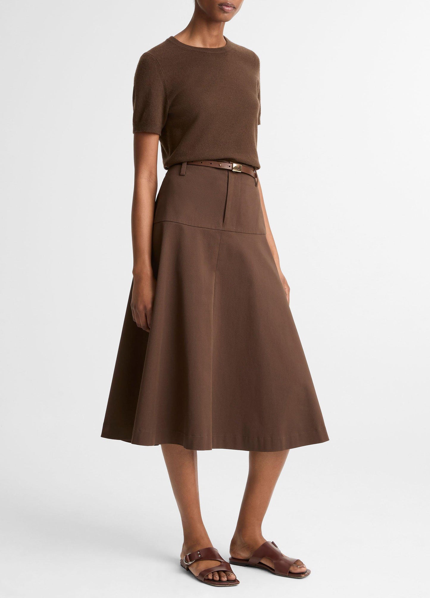UTILITY FULL SKIRT COTTON STRETCH