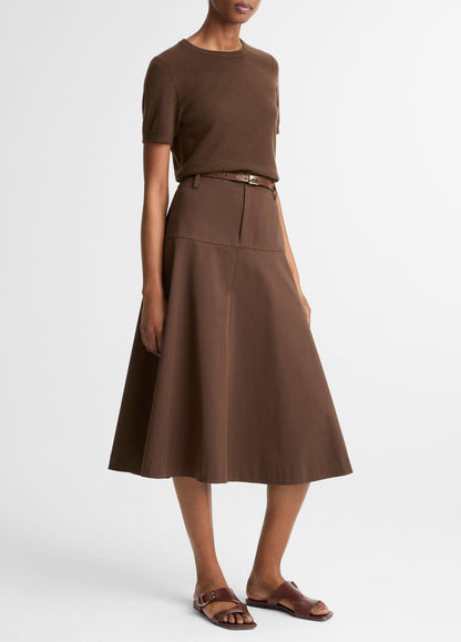 UTILITY FULL SKIRT COTTON STRETCH