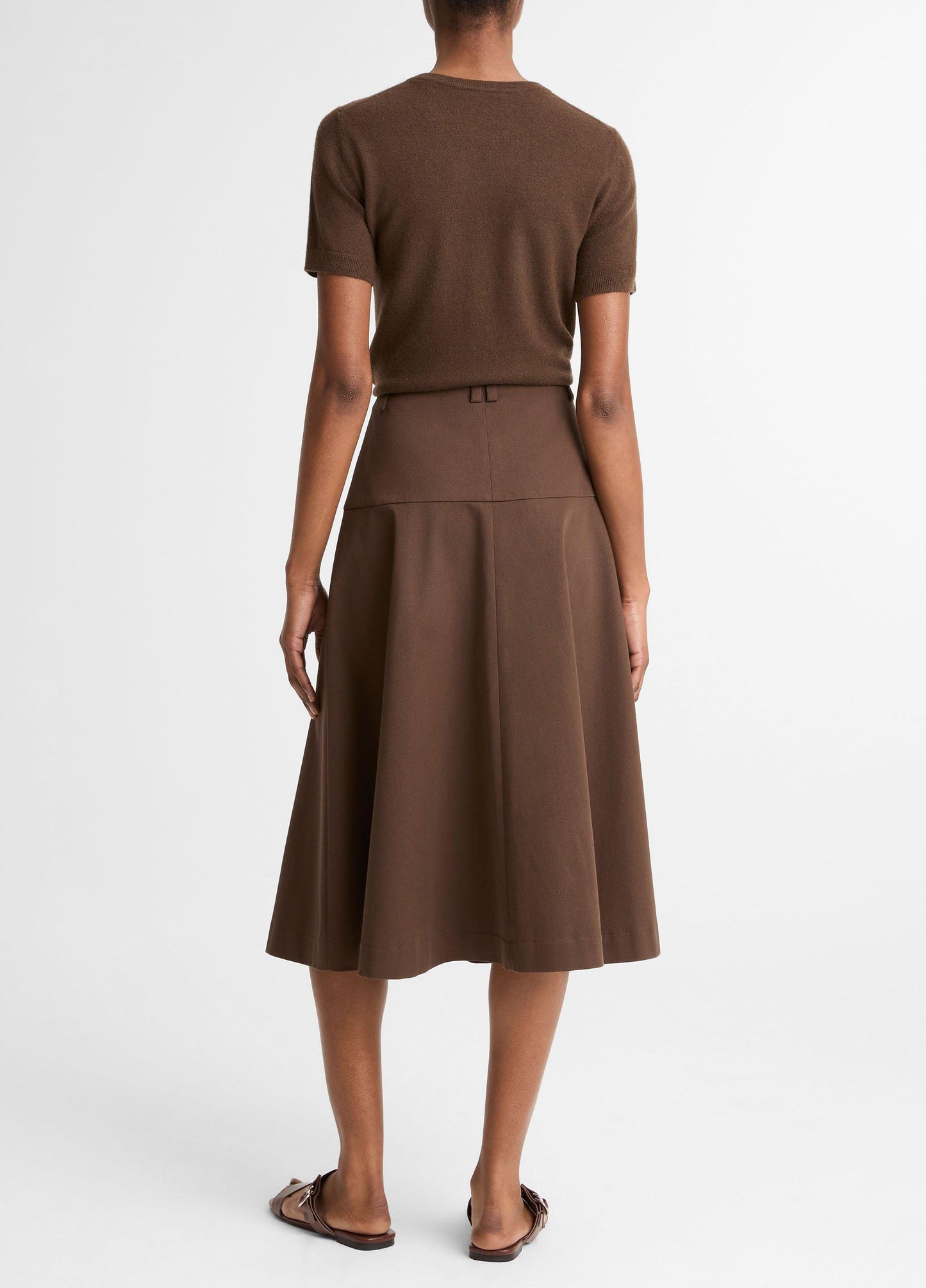 UTILITY FULL SKIRT COTTON STRETCH